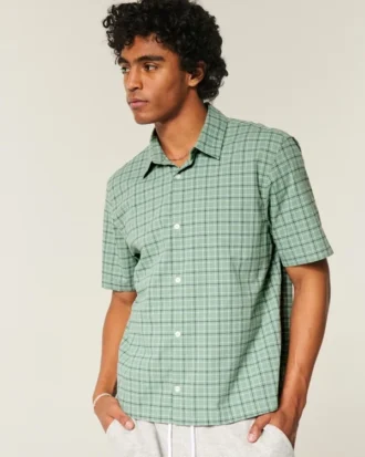 Boxy Short-Sleeve Shirt
