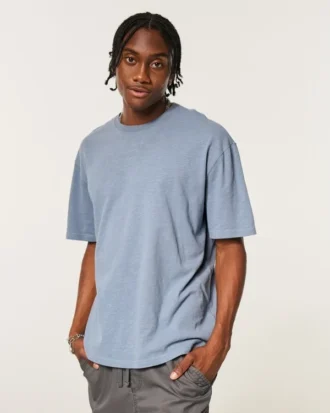 Boxy Slub Crew T-Shirt