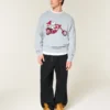 Boxy Snoopy Graphic Crew Sweater