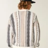Boxy Striped Crew Sweater
