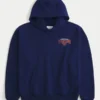 Boxy Syracuse University Orange Graphic Hoodie Boxy Syracuse University Orange Graphic Hoodie