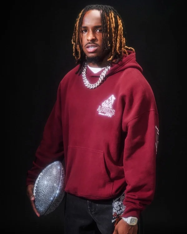 Boxy Texas A&M University Aggies Graphic Hoodie Boxy Texas A&M University Aggies Graphic Hoodie