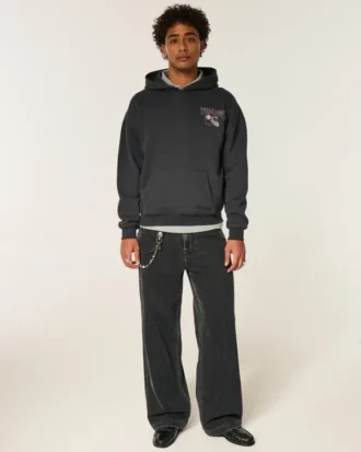 Boxy Texas A&M University Aggies Graphic Hoodie