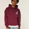 Boxy Texas A&M University Aggies Graphic Hoodie Boxy Texas A&M University Aggies Graphic Hoodie