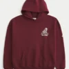 Boxy Texas A&M University Aggies Graphic Hoodie Boxy Texas A&M University Aggies Graphic Hoodie