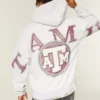 Boxy Texas A&M University Aggies Graphic Zip-Up Hoodie Boxy Texas A&M University Aggies Graphic Zip-Up Hoodie