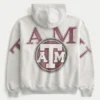 Boxy Texas A&M University Aggies Graphic Zip-Up Hoodie Boxy Texas A&M University Aggies Graphic Zip-Up Hoodie