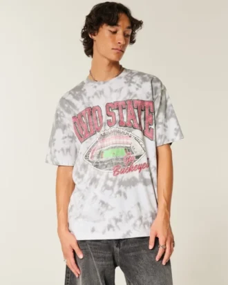 Boxy The Ohio State University Buckeyes Graphic Tee