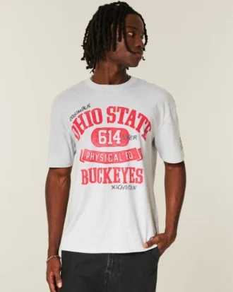 Boxy The Ohio State University Buckeyes Graphic Tee Boxy The Ohio State University Buckeyes Graphic Tee