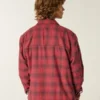 Boxy Thermal-Lined Flannel Shirt