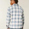 Boxy Thermal-Lined Flannel Shirt