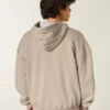 Boxy Thermal-Lined Zip-Up Hoodie Boxy Thermal-Lined Zip-Up Hoodie