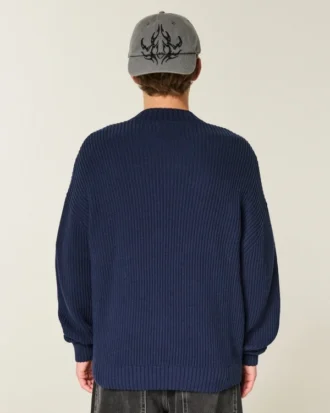 Boxy Tokyo Graphic Crew Sweater