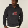 Boxy Tom and Jerry Graphic Hoodie