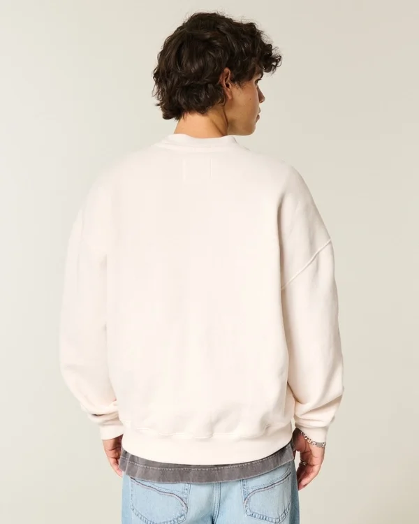 Boxy University at Buffalo Bulls Graphic Crew Sweatshirt Boxy University at Buffalo Bulls Graphic Crew Sweatshirt