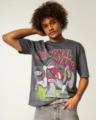 Boxy University of Alabama Crimson Tide Graphic Tee