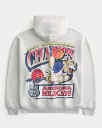Boxy University of Arizona Wildcats Graphic Hoodie