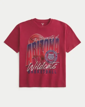 Boxy University of Arizona Wildcats Graphic Tee