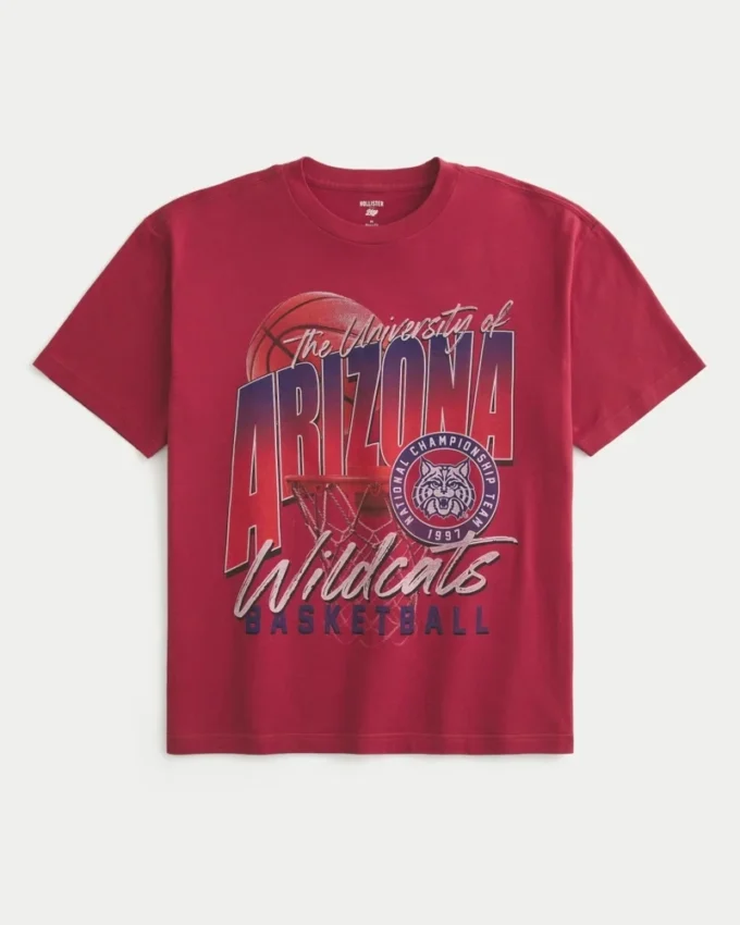 Boxy University of Arizona Wildcats Graphic Tee