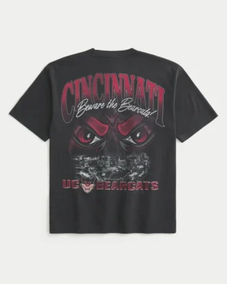 Boxy University of Cincinnati Bearcats Graphic Tee