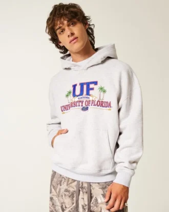 Boxy University of Florida Gators Graphic Hoodie Boxy University of Florida Gators Graphic Hoodie