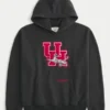 Boxy University of Houston Cougars Graphic Hoodie