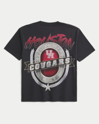 Boxy University of Houston Cougars Graphic Tee