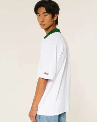 Boxy University of Miami Hurricanes Graphic Polo
