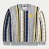 Boxy University of Michigan Wolverines Graphic Crew Sweater