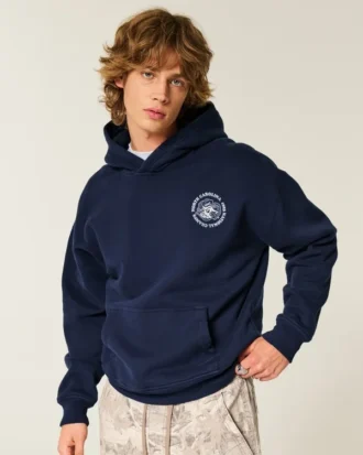 Boxy University of North Carolina at Chapel Hill Tar Heels Graphic Hoodie