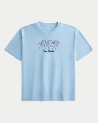 Boxy University of North Carolina at Chapel Hill Tar Heels Graphic Tee