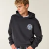 Boxy University of North Carolina Tar Heels Graphic Hoodie