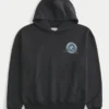 Boxy University of North Carolina Tar Heels Graphic Hoodie