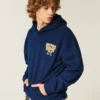 Boxy University of Notre Dame Fighting Irish Graphic Hoodie Boxy University of Notre Dame Fighting Irish Graphic Hoodie