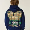 Boxy University of Notre Dame Fighting Irish Graphic Hoodie Boxy University of Notre Dame Fighting Irish Graphic Hoodie
