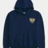 Boxy University of Notre Dame Fighting Irish Graphic Hoodie Boxy University of Notre Dame Fighting Irish Graphic Hoodie
