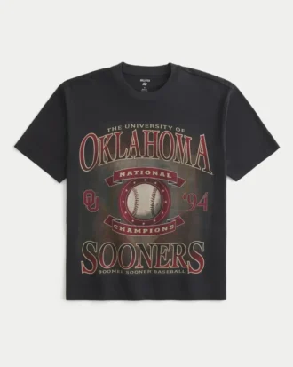 Boxy University of Oklahoma Sooners Graphic Tee