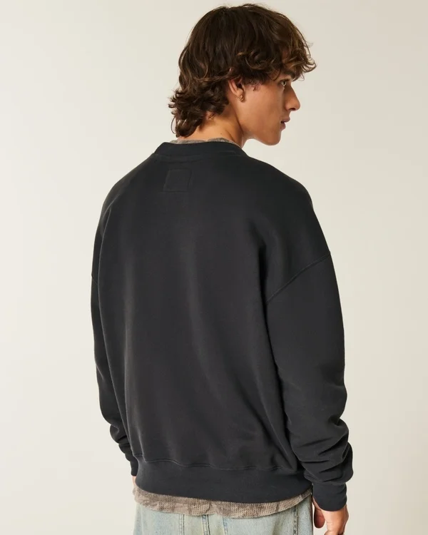 Boxy University of Oregon Ducks Graphic Crew Sweatshirt Boxy University of Oregon Ducks Graphic Crew Sweatshirt