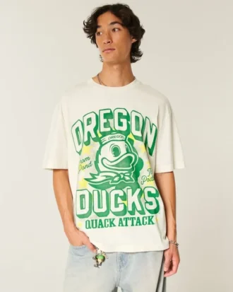 Boxy University of Oregon Ducks Graphic Tee