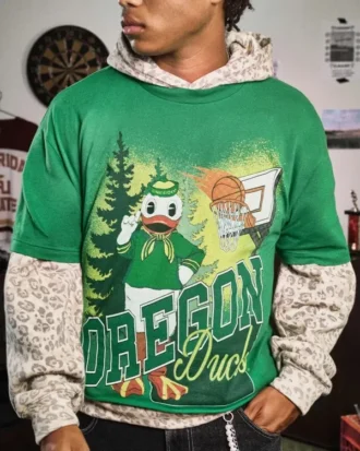 Boxy University of Oregon Ducks Graphic Tee