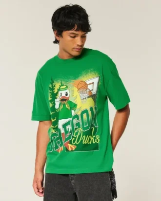 Boxy University of Oregon Ducks Graphic Tee