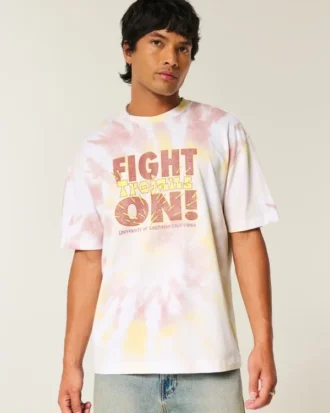 Boxy University of Southern California Trojans Graphic Tee