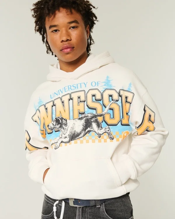 Boxy University of Tennessee Volunteers Graphic Hoodie Boxy University of Tennessee Volunteers Graphic Hoodie