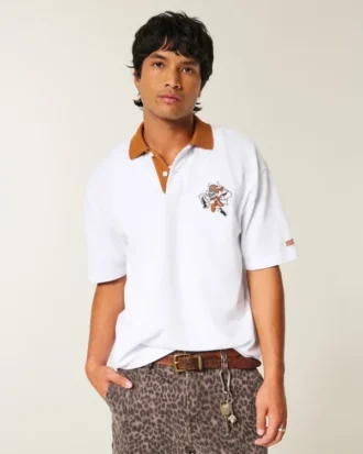 Boxy University of Texas at Austin Longhorns Graphic Polo