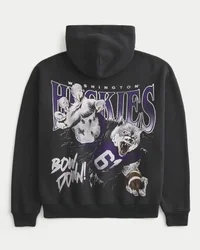 Boxy University of Washington Huskies Graphic Hoodie