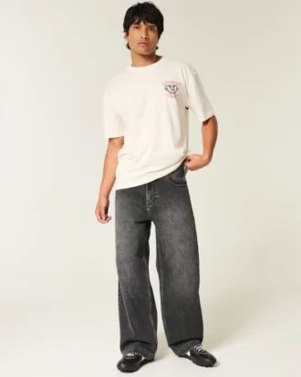 Boxy University of Wisconsin Badgers Graphic Tee