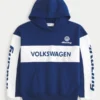 Boxy Volkswagen Racing Graphic Hoodie Boxy Volkswagen Racing Graphic Hoodie
