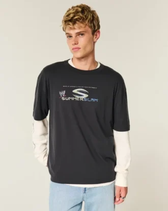 Boxy WWE SummerSlam Graphic Tee Boxy WWE SummerSlam Graphic Tee