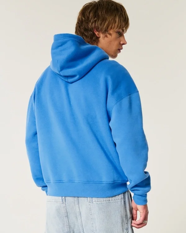 Boxy Yale Bulldogs Graphic Hoodie Boxy Yale Bulldogs Graphic Hoodie