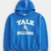 Boxy Yale Bulldogs Graphic Hoodie Boxy Yale Bulldogs Graphic Hoodie